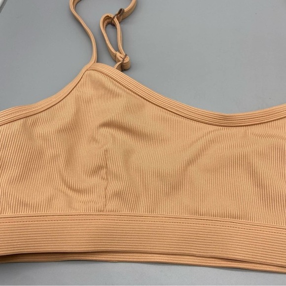 NEW! Abysse x Free People Movement Schaffer Sports Bra Clay Rib Size XL 1760 - Picture 6 of 8